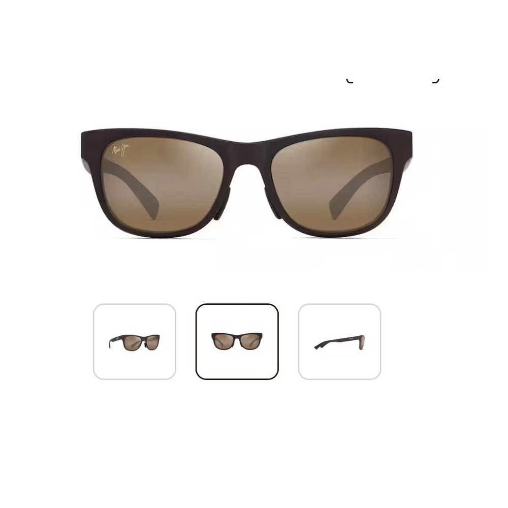 NEW Maui Jim Kapeau 54mm Matte Brown Metal Polarized Sunglasses MJ0684S-002 $279